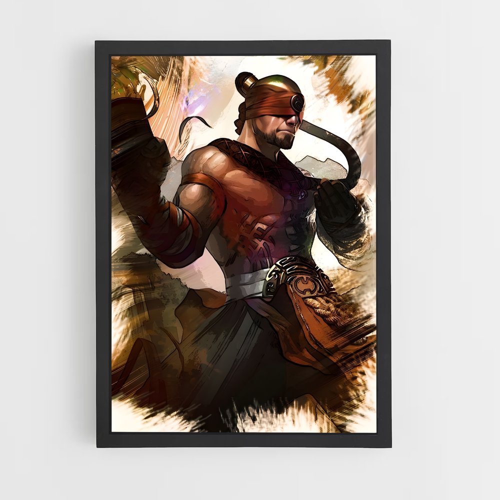 Poster Maître du Sabre – affiche League Of Legends (vue 2)